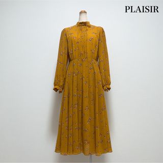 PLAISIR プラジール 東京ブラウス 花柄ヴィンテージワンピース レトロ(ロングワンピース/マキシワンピース)