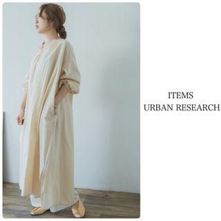 URBAN RESEARCH - ITEMS URBANRESEARCH コットンギャザーワンピース