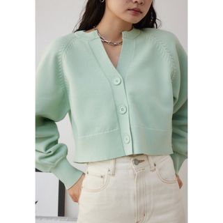 アズールバイマウジー(AZUL by moussy)の未使用品　アズール バイマウジー　スポンディッシュカーディガン(カーディガン)