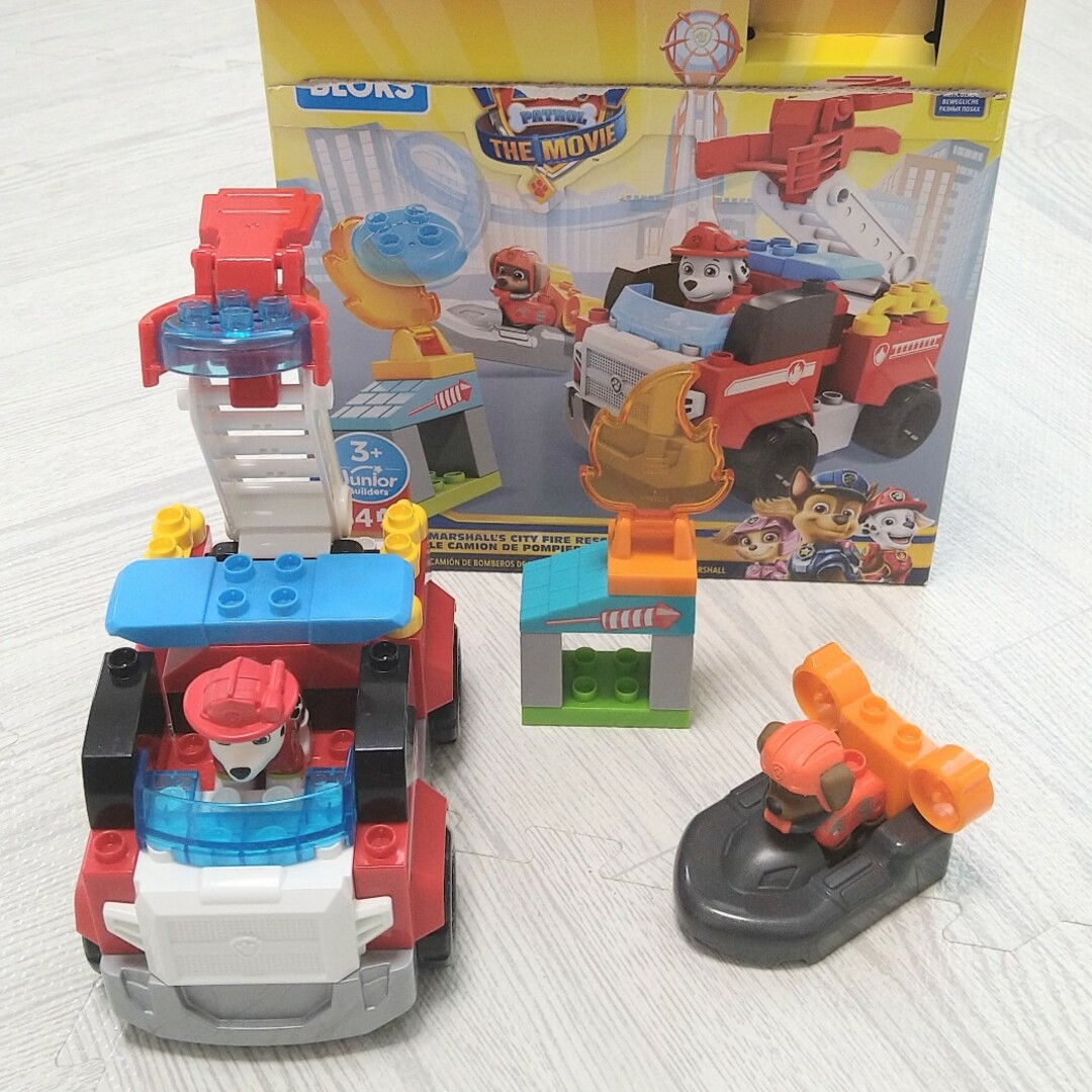 MATTEL(マテル)のパウパトロール　メガブロック　スーパーファイヤートラック　マーシャル　ズーマ キッズ/ベビー/マタニティのおもちゃ(知育玩具)の商品写真