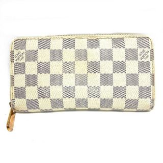 ルイヴィトン(LOUIS VUITTON)の★LOUIS VUITTON ルイヴィトン N60019 ダミエアズール ジッピーウォレット ラウンドファスナー 長財布 ホワイト(長財布)