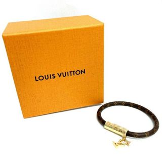 ★LOUIS VUITTON ルイヴィトン M1035 ブレスレット LVプッシュ モノグラム ブラウン