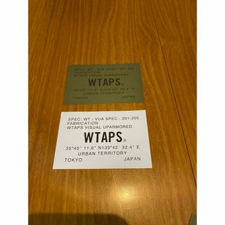 ダブルタップス(W)taps)のWTAPS ステッカー2枚セット(その他)