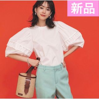 Drawer - 新品✨カデュネ　デザインスリーブブラウス　桐谷美玲　ヨリ　ドゥロワー　ノーブル