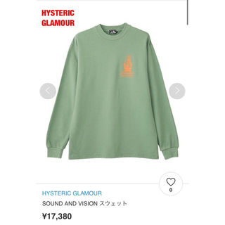 HYSTERIC GLAMOUR - HYSTERIC GLAMOUR　SOUND AND VISION スウェット