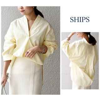 SHIPS - SHIPS  シップス ＳＯＭＥＬＯＳ　スキッパーシャツ◇