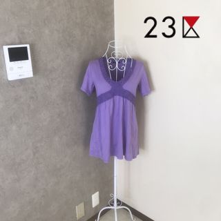 ニジュウサンク(23区)の23区♡1度着用　カットソー(カットソー(半袖/袖なし))