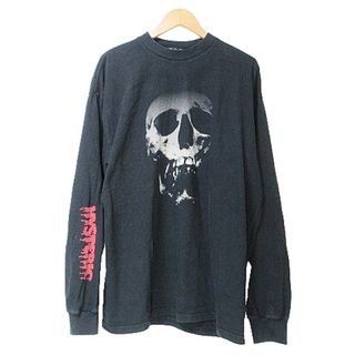 ヒステリックグラマー(HYSTERIC GLAMOUR)のヒステリックグラマー 近年 スカルベリー Tシャツ 長袖 ロンT 黒 IBO53(Tシャツ/カットソー(七分/長袖))