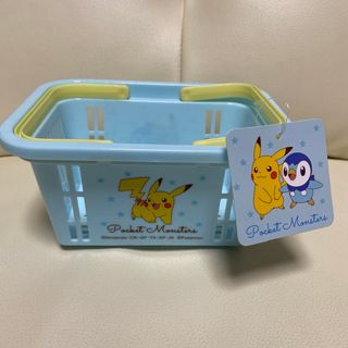 ポケモン - ポケモン　ミニキャラバスケット　ピカチュウ　ポッチャマ　新品・タグ付