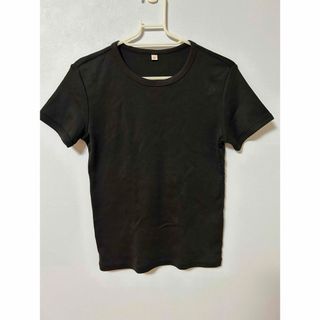 ユニクロ(UNIQLO)のユニクロ　Tシャツ　ブラック(Tシャツ/カットソー(半袖/袖なし))