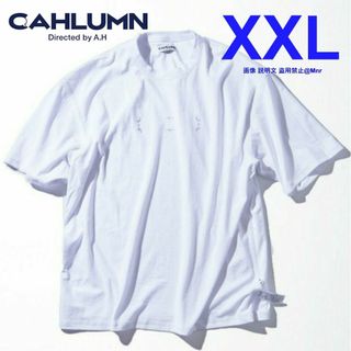 CAHLUMN TONBO LOGO Tシャツ 白 XXL カウラム ZORN