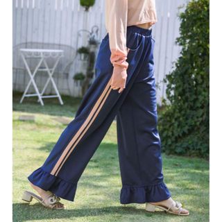 idem(イデム)/side line jersey frill pants(カジュアルパンツ)