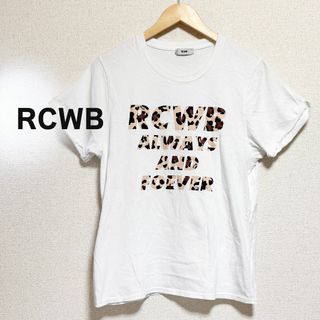 RODEO CROWNS WIDE BOWL - RCWB　ロデオクラウンズ　ワイドボウル　Ｔシャツ　白　プリント　ホワイト　半袖