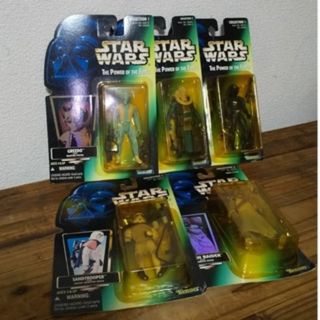 ハズブロ(Hasbro)のSTAR WARS スターウォーズ  グリーンカード　5種  未開封(SF/ファンタジー/ホラー)