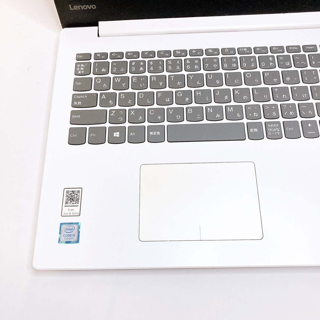 第7世代レノボ✨ホワイトノートパソコン♡Windows11♡ネットや 第7世代レノボ✨ホワイトノートパソコン♡Windows11♡ネットや