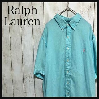 ラルフローレン(Ralph Lauren)のラルフローレン 半袖BDシャツワンポイント刺繍ロゴパステルカラーZ1205(シャツ)