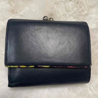 ポールスミス(Paul Smith)のPaulSmith ポールスミスヘイジーパンジートリムがま口折り財布(財布)