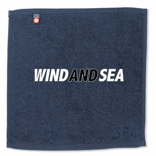 ウィンダンシー(WIND AND SEA)のWIND AND SEA HAND TOWEL ハンドタオル 今治タオル 紺(ハンカチ/ポケットチーフ)