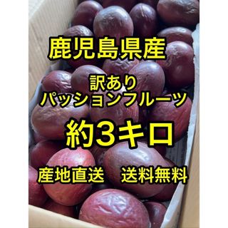 鹿児島県産　産地直送 訳ありパッションフルーツ　約3キロ(フルーツ)