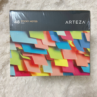 ARTEZA 3x3インチ付箋　48パッド　100枚　大容量　業務用(ノート/メモ帳/ふせん)