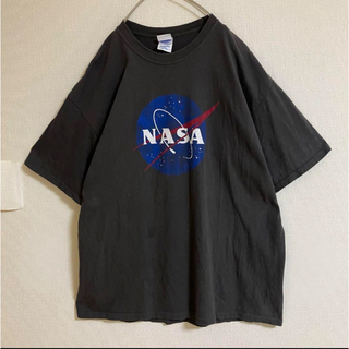ヴィンテージ(VINTAGE)のNASAアメリカ航空宇宙局ビッグロゴTシャツオーバーサイズteeXL半袖tシャツ(Tシャツ/カットソー(半袖/袖なし))