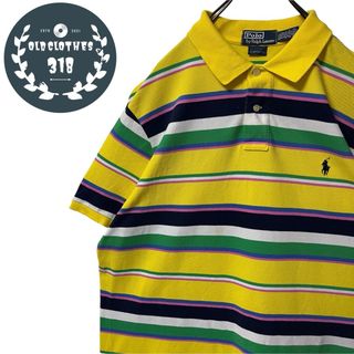 ポロラルフローレン(POLO RALPH LAUREN)の【POLO BY RALPHLAUREN】ボーダーポロシャツ ビビッドカラー(ポロシャツ)