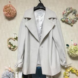 スピックアンドスパン(Spick & Span)のspick&span♡オフホワイト♡コート(ロングコート)