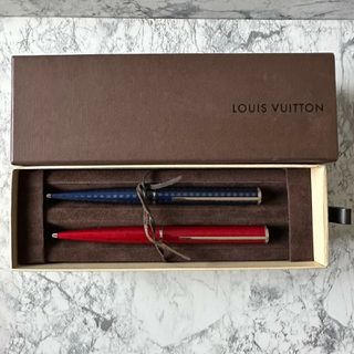 ルイヴィトン(LOUIS VUITTON)の美品 LOUIS VUITTON ルイヴィトン ボールペン ２本セット 本体(ペン/マーカー)