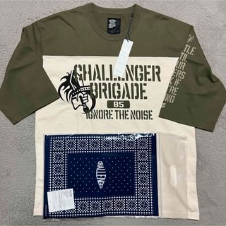 ネイバーフッド(NEIGHBORHOOD)の23ss CHALLENGER アーミーFOOTBALL TOP tシャツ　 M(Tシャツ/カットソー(半袖/袖なし))