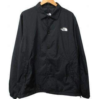 ザノースフェイス(THE NORTH FACE)のザノースフェイス 美品 ナイロンコーチジャケット ワンポイントロゴ 黒 XL(ブルゾン)