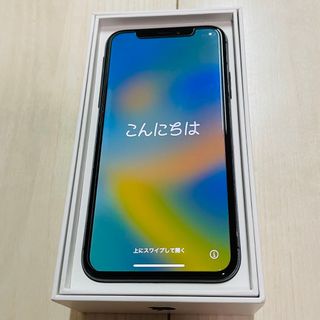 iPhone - iPhoneX 本体 SpaceGray 64GB （美品）