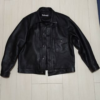 ショット(schott)のSHEEP LEATHER 1st TRACKER JACKET schott(レザージャケット)