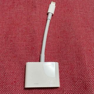 アップル(Apple)の【Apple純正】アダプタHDMIケーブル(PC周辺機器)