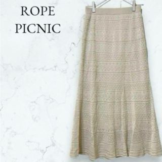 Rope' Picnic - ロペピクニック 透かし マーメイドスカート ロング マキシ  レース 38