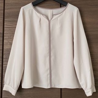 ナチュラルビューティーベーシック(NATURAL BEAUTY BASIC)のナチュラルビューティーベーシック　バイカラーシフォンブラウス(シャツ/ブラウス(長袖/七分))