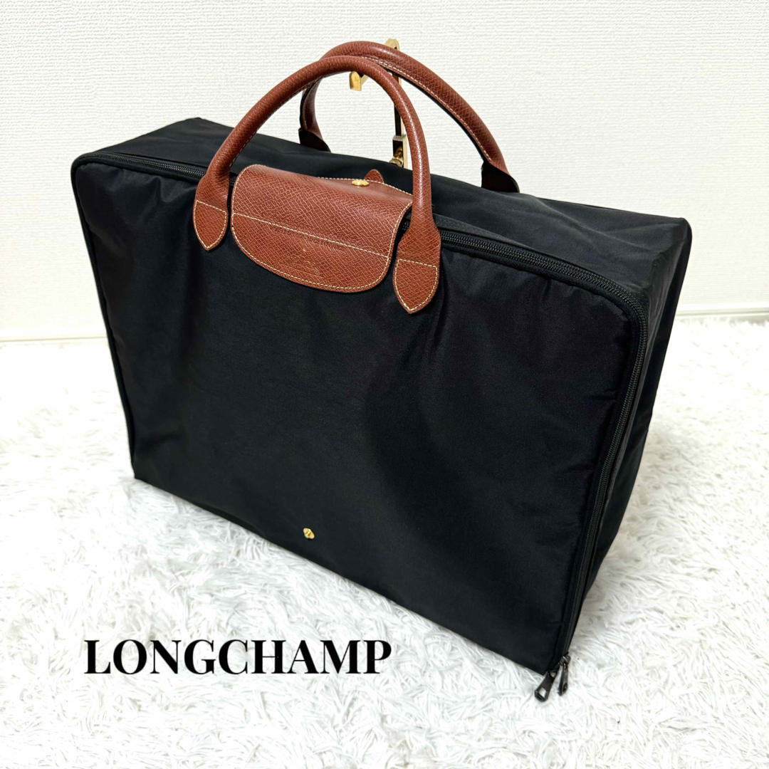 LONGCHAMP(ロンシャン)のLONGCHAMP ル プリアージュ　ボストンバッグ　トートバッグ　茶　トラベル メンズのバッグ(ボストンバッグ)の商品写真