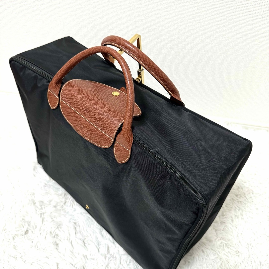 LONGCHAMP(ロンシャン)のLONGCHAMP ル プリアージュ　ボストンバッグ　トートバッグ　茶　トラベル メンズのバッグ(ボストンバッグ)の商品写真