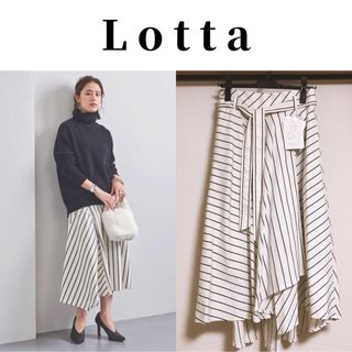 Lotta ロッタ  切り替え デザインスカート スカート フレア ギャザー 