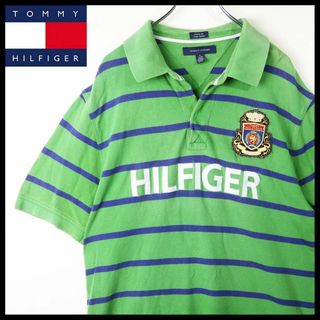 トミーヒルフィガー(TOMMY HILFIGER)のトミー ヒルフィガー Tommy Hilfiger ポロシャツ 90s古着 XL(ポロシャツ)