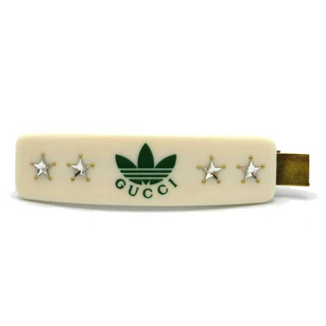 Gucci(グッチ)のグッチ adidas x GUCCI 702940 IAABI 8522 レディースのヘアアクセサリー(バレッタ/ヘアクリップ)の商品写真