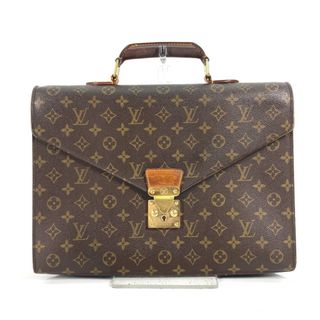 ルイヴィトン(LOUIS VUITTON)のルイヴィトン LOUIS VUITTON セルヴィエット コンセイエ M53331 モノグラム ブリーフケース ドキュメントケース ハンドバッグ ビジネスバッグ モノグラムキャンバス ブラウン(ビジネスバッグ)