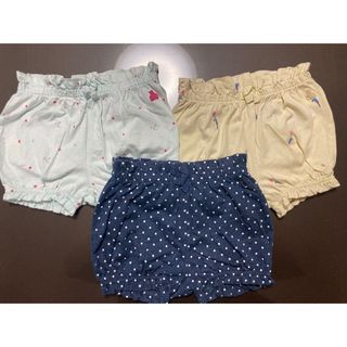 ベビーギャップ(babyGAP)のbabyGAP かぼちゃパンツ 3枚セット(パンツ/スパッツ)