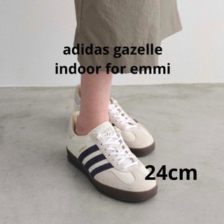 アディダス(adidas)のadidas gazelle indoor for emmi 24cm(スニーカー)