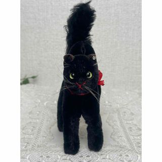 シュタイフ★Black Tom Cat 14cm★ブラックトムキャット/黒猫