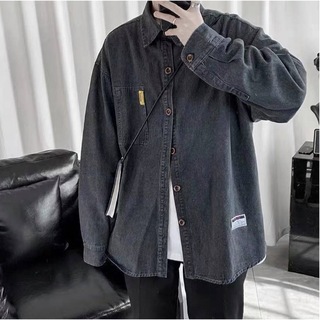【新品】XLサイズ ブラック シャツ トレンド デザイン コーディネート メンズ(シャツ)