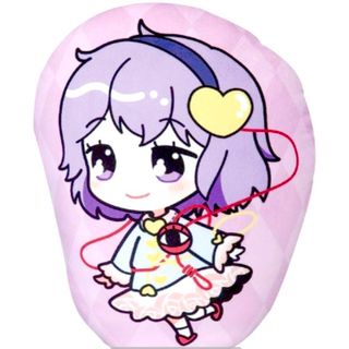 新品 東方プロジェクト ダイカットクッション 古明地さとり こめいじさとり クッ(キャラクターグッズ)