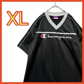 チャンピオン(Champion)の【美品!!】Champion 半袖 ジャージ フットボールTシャツ？ ゆるダボ(Tシャツ/カットソー(半袖/袖なし))