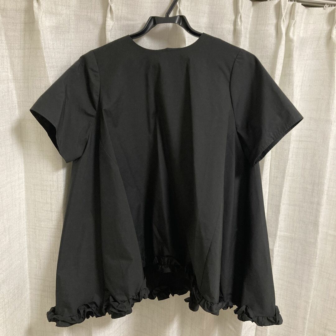 ohga OHGA 裾フリルシャツ 完売品 ブラック ohga OHGA 裾フリルシャツ 完売品 ブラック