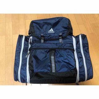 adidas - 美品　アディダス　大容量リュック 58L 修学旅行　林間学校　容量拡張タイプ