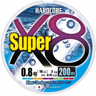 DUEL ( デュエル ) PEライン 釣り糸 HARDCORE スーパー X8(釣り糸/ライン)